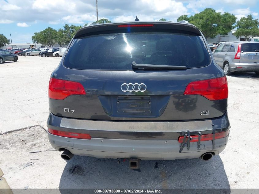 2007 Audi Q7 4.2 Premium VIN: WA1BV74L77D037938 Lot: 39793690