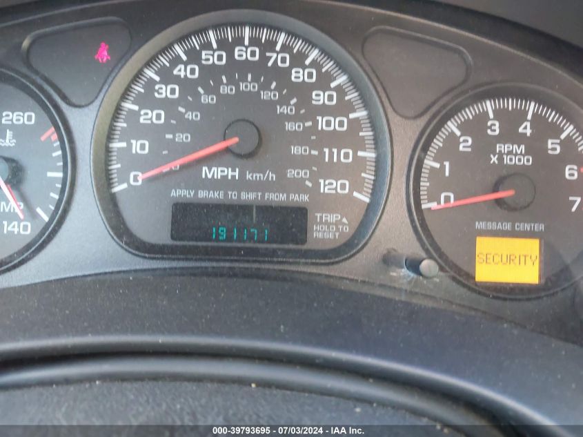 2000 Chevrolet Monte Carlo Ls VIN: 2G1WW12E0Y9279211 Lot: 39793695