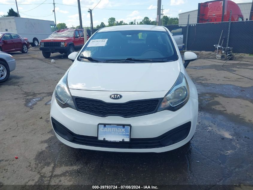 2013 Kia Rio Lx VIN: KNADM4A31D6169255 Lot: 39793724