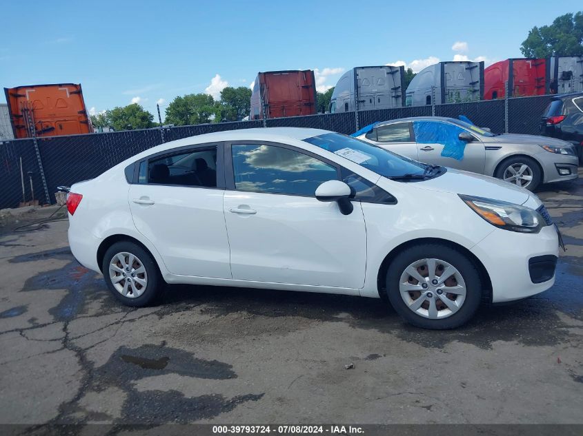 2013 Kia Rio Lx VIN: KNADM4A31D6169255 Lot: 39793724