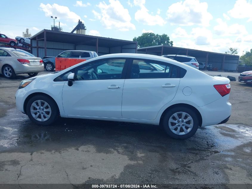 2013 Kia Rio Lx VIN: KNADM4A31D6169255 Lot: 39793724