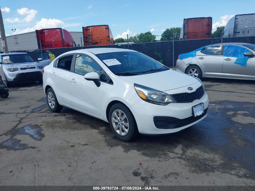 2013 Kia Rio Lx VIN: KNADM4A31D6169255 Lot: 39793724