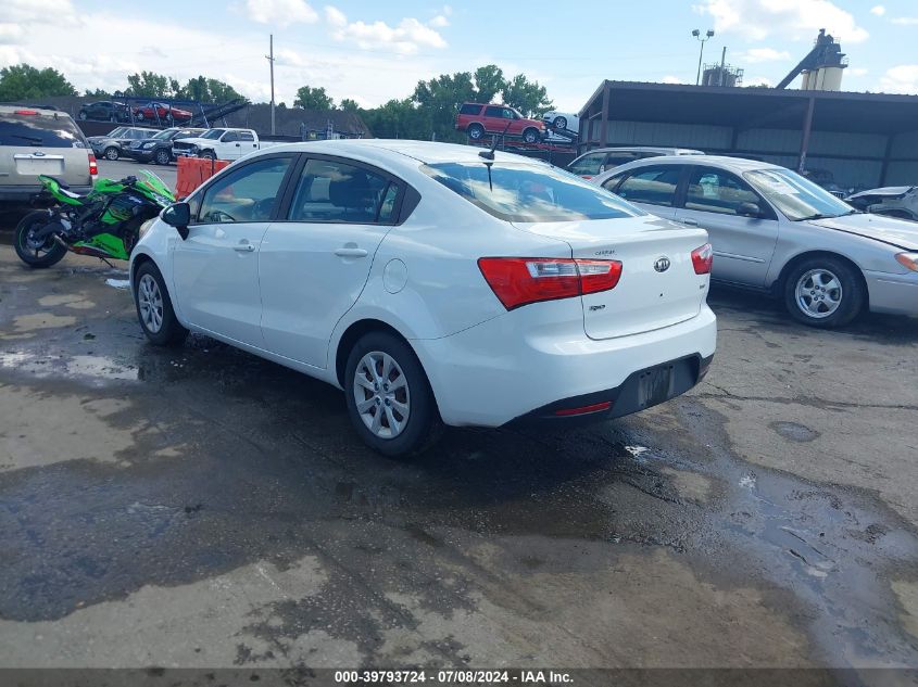 2013 Kia Rio Lx VIN: KNADM4A31D6169255 Lot: 39793724