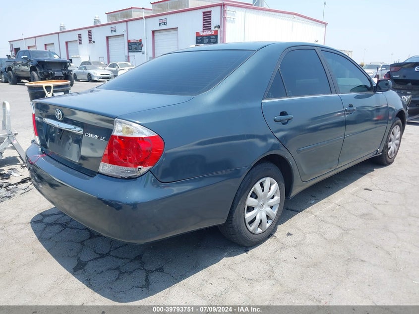 4T1BE32K25U022636 2005 TOYOTA CAMRY photo no. 4