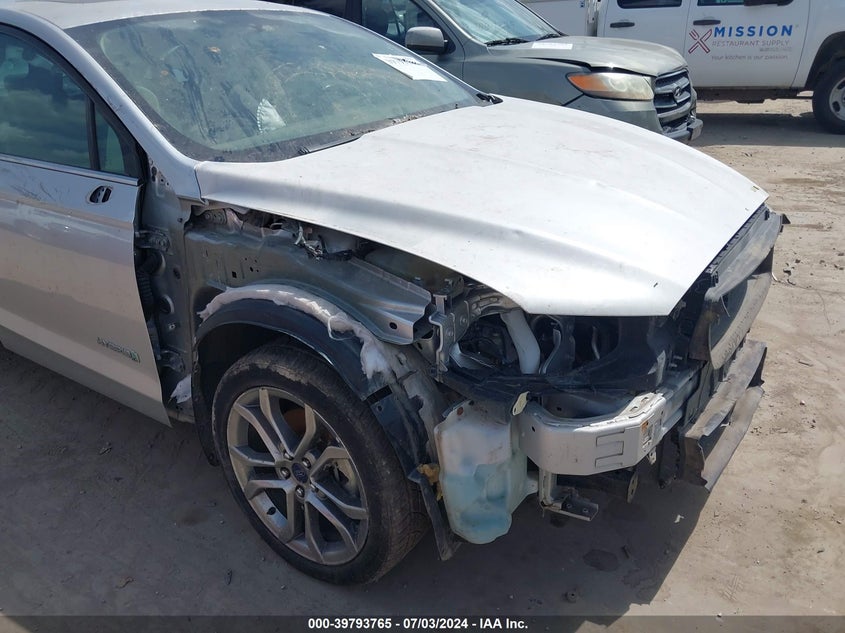 VIN 3FA6P0LU4HR357395 2017 FORD FUSION HYBRID SE