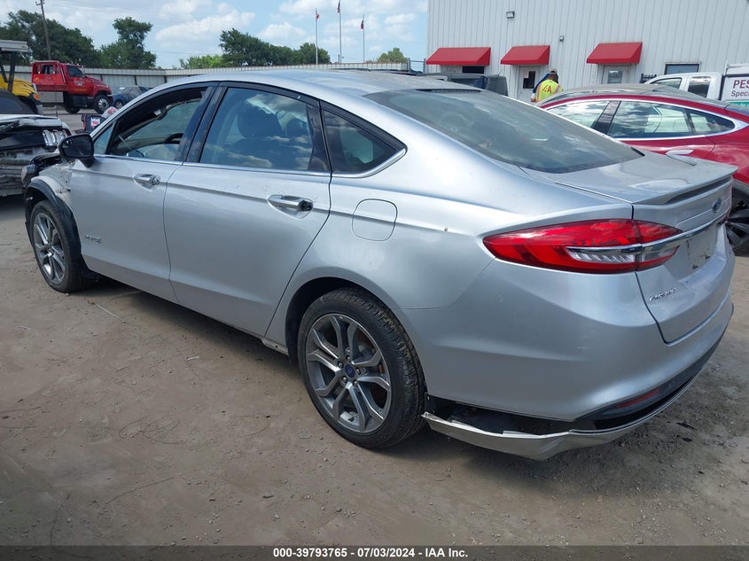 VIN 3FA6P0LU4HR357395 2017 FORD FUSION HYBRID SE