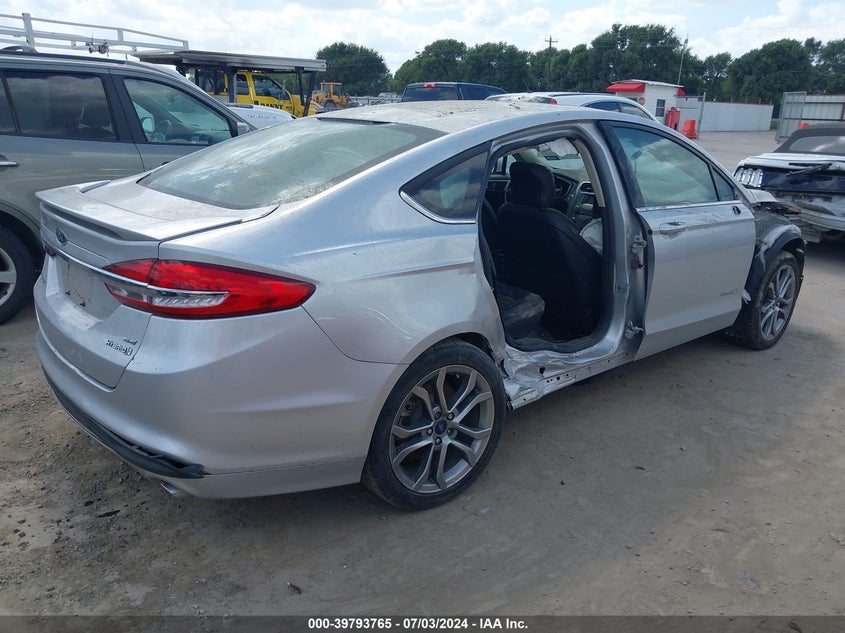 VIN 3FA6P0LU4HR357395 2017 FORD FUSION HYBRID SE