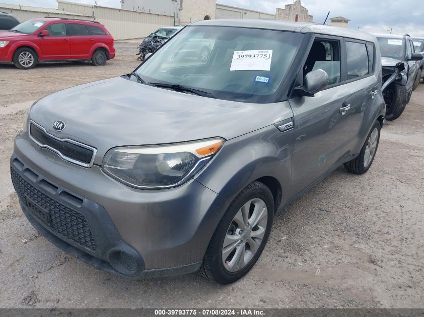 2015 Kia Soul + VIN: KNDJP3A57F7182274 Lot: 39793775