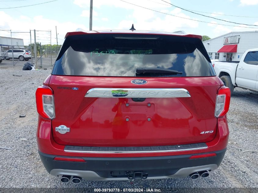 2022 Ford Explorer King Ranch VIN: 1FM5K8LC9NGB15999 Lot: 39793778