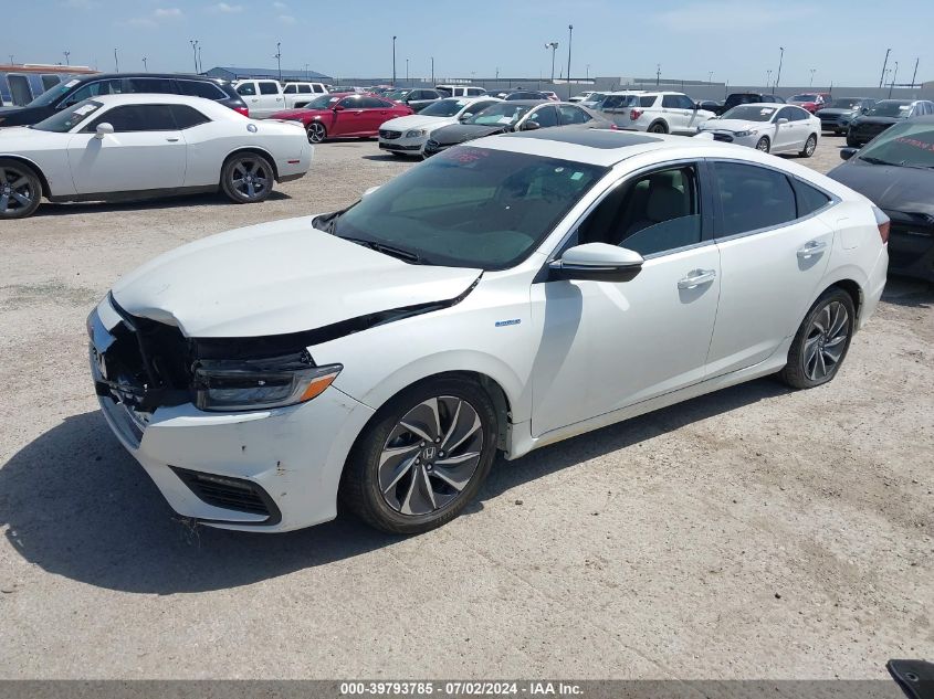 2019 Honda Insight Touring VIN: 19XZE4F9XKE000944 Lot: 39793785