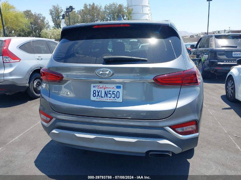 2019 Hyundai Santa Fe Sel VIN: 5NMS33AD6KH036815 Lot: 39793788