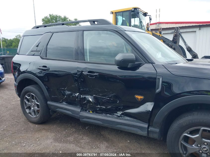 2021 Ford Bronco Sport Badlands VIN: 3FMCR9D93MRA02374 Lot: 39793791