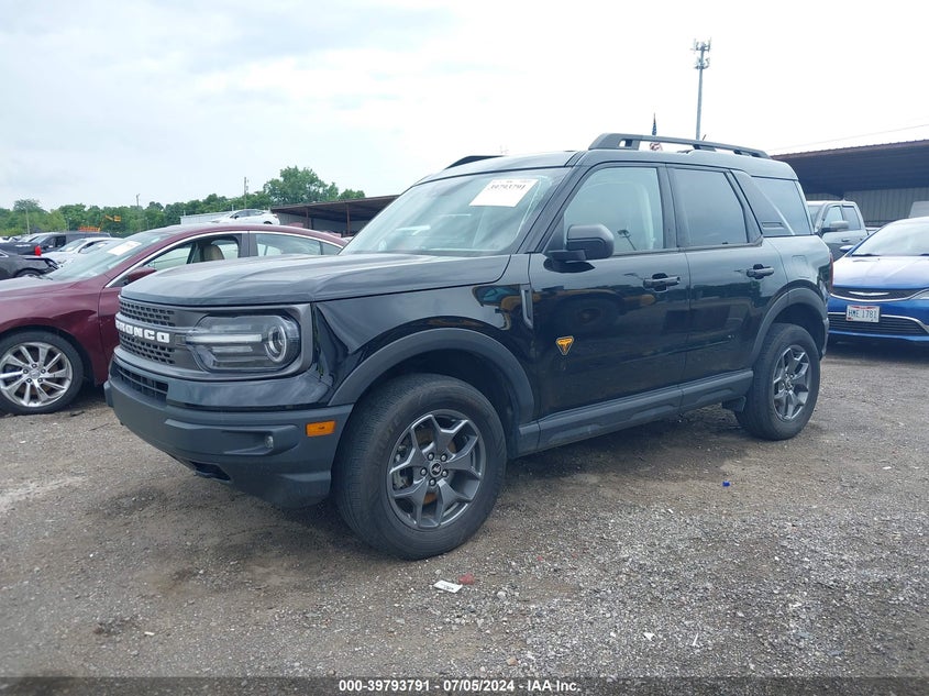 2021 Ford Bronco Sport Badlands VIN: 3FMCR9D93MRA02374 Lot: 39793791