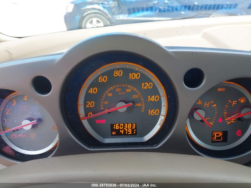 2004 Nissan Murano Sl/Se VIN: JN8AZ08W14W327193 Lot: 39793836