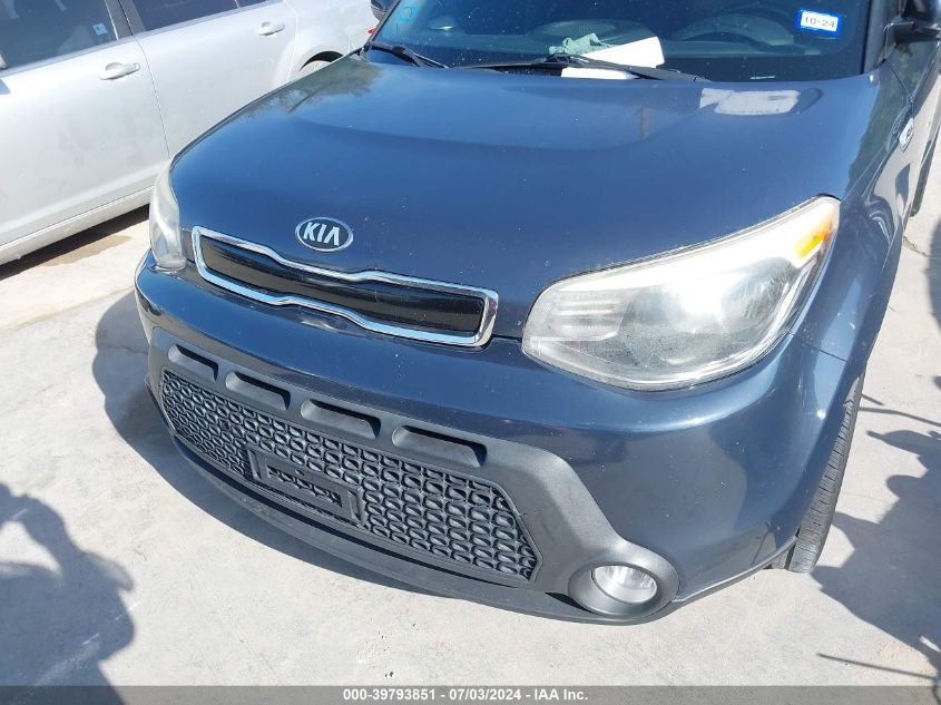 2015 Kia Soul + VIN: KNDJP3A56F7120803 Lot: 39793851