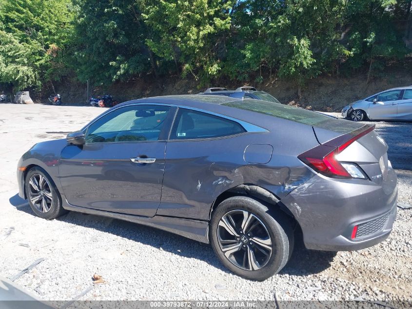 2018 Honda Civic Touring VIN: 2HGFC3B95JH350317 Lot: 39793872