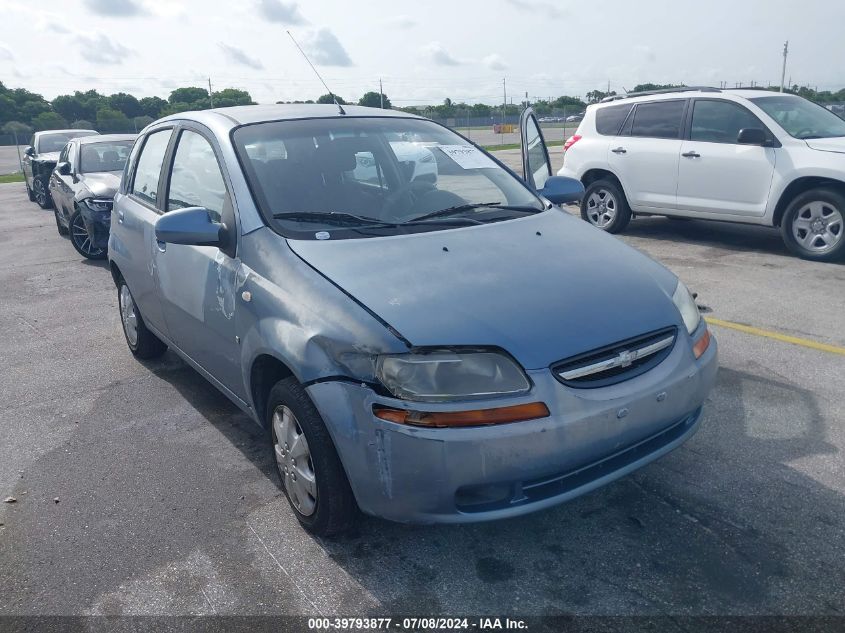 2008 Chevrolet Aveo 5 Ls VIN: KL1TD66678B110843 Lot: 39793877