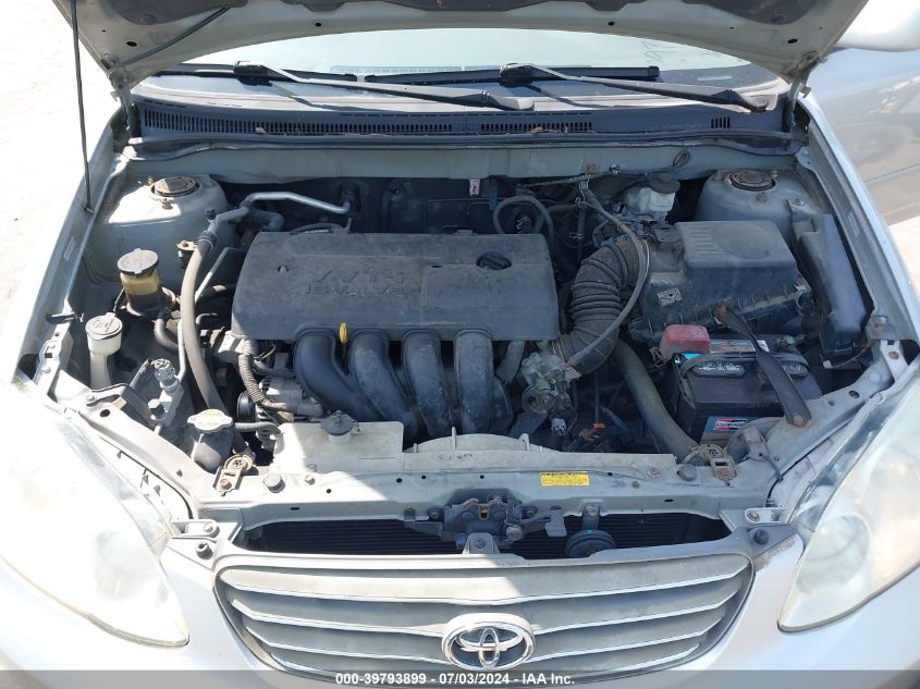 2003 Toyota Corolla Le VIN: 1NXBR32E83Z159964 Lot: 39793899