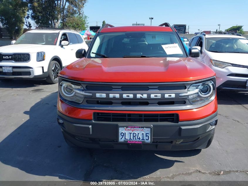 2023 Ford Bronco Sport Big Bend VIN: 3FMCR9B6XPRE22968 Lot: 39793905