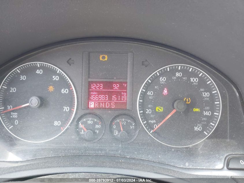 2007 Volkswagen Jetta Wolfsburg Edition VIN: 3VWEF71K27M169079 Lot: 39793912