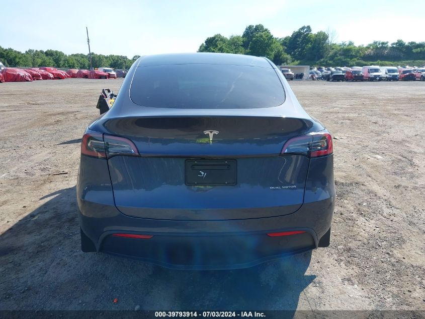 2023 Tesla Model Y Awd/Long Range Dual Motor All-Wheel Drive VIN: 7SAYGDEE0PA119477 Lot: 39793914