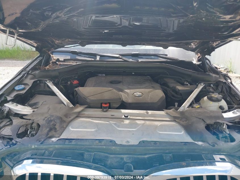 2021 BMW X3 Sdrive30I VIN: 5UXTY3C08M9H99127 Lot: 39793918