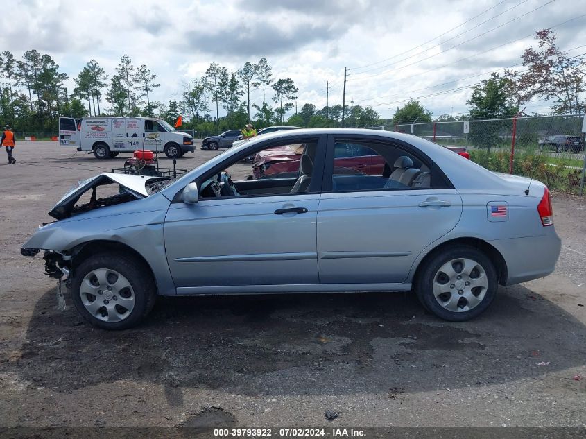 2008 Kia Spectra Ex VIN: KNAFE121585512906 Lot: 39793922