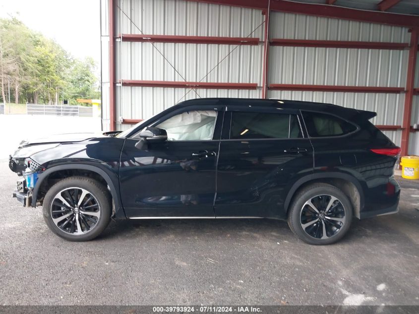 2022 Toyota Highlander Xse VIN: 5TDLZRBH0NS239756 Lot: 39793924