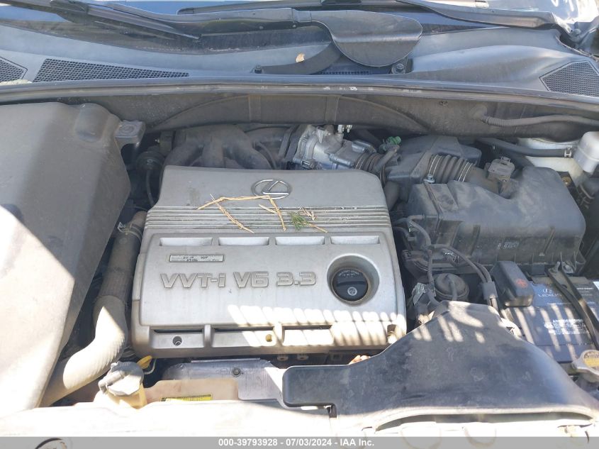 2005 Lexus Rx 330 VIN: 2T2HA31U25C075665 Lot: 39793928