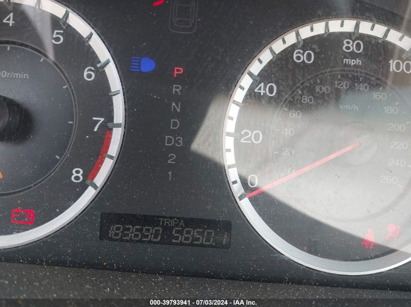 2009 Honda Accord 2.4 Ex-L VIN: 1HGCP26869A044370 Lot: 39793941