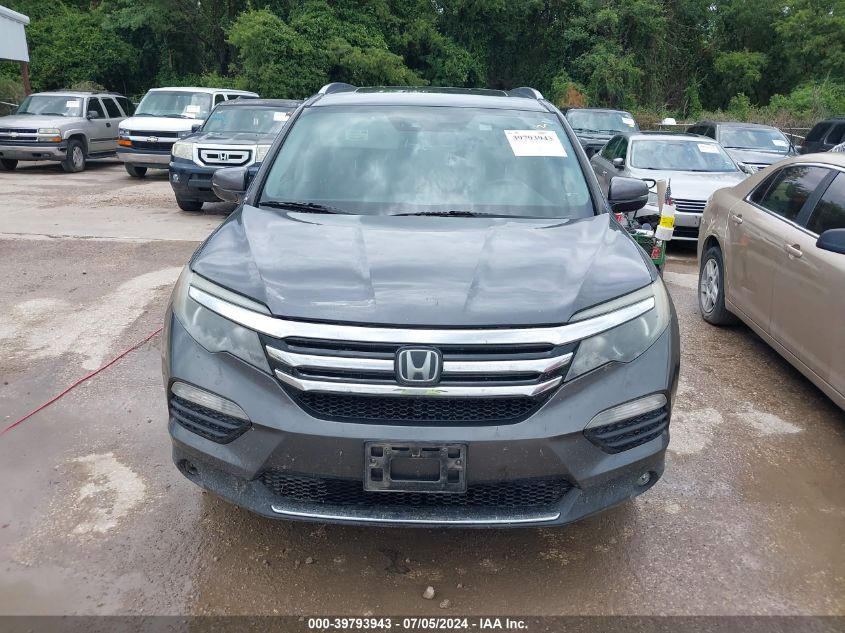 2016 Honda Pilot Elite VIN: 5FNYF6H08GB053100 Lot: 39793943
