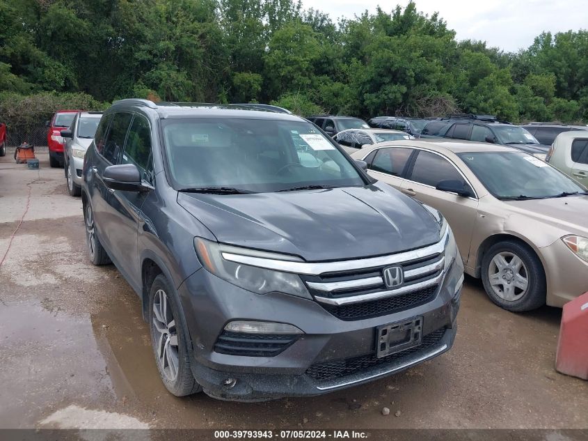 2016 Honda Pilot Elite VIN: 5FNYF6H08GB053100 Lot: 39793943