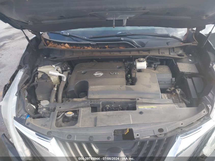 2018 Nissan Murano S/Sl/Sv/Platinum VIN: 5N1AZ2MH0JN108852 Lot: 39793944