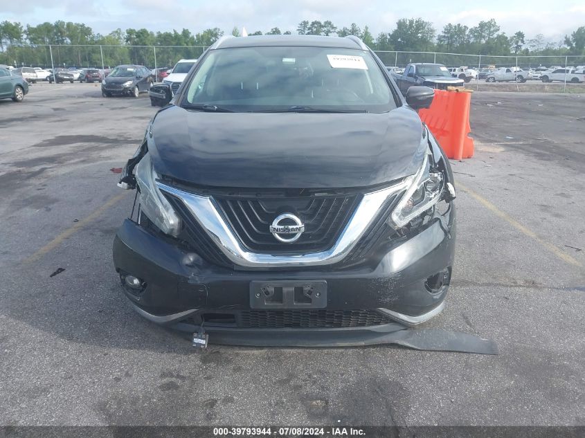 2018 Nissan Murano S/Sl/Sv/Platinum VIN: 5N1AZ2MH0JN108852 Lot: 39793944