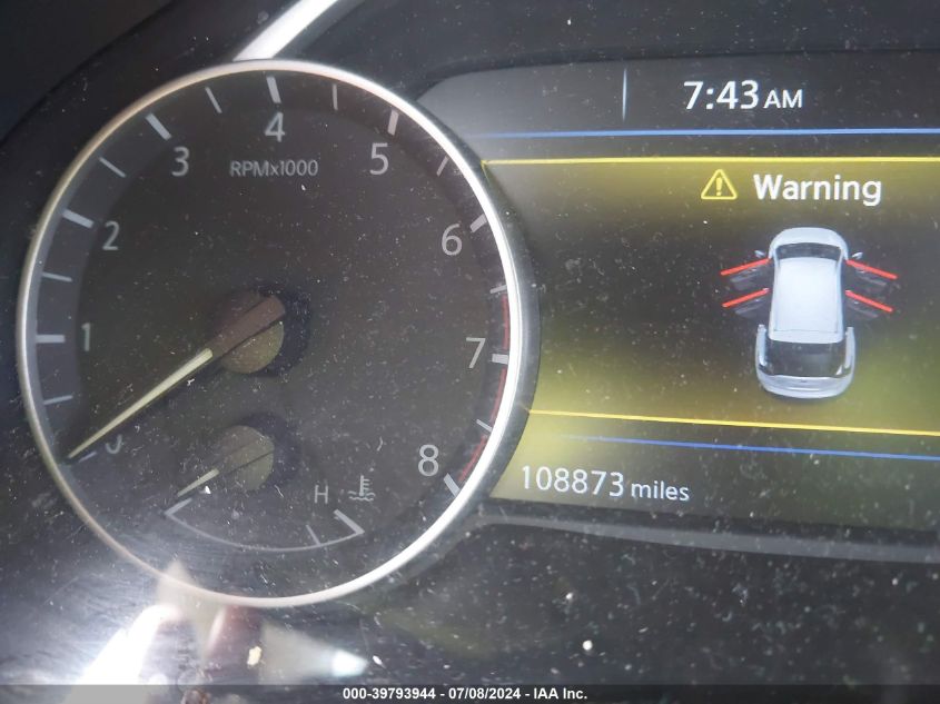 2018 Nissan Murano S/Sl/Sv/Platinum VIN: 5N1AZ2MH0JN108852 Lot: 39793944