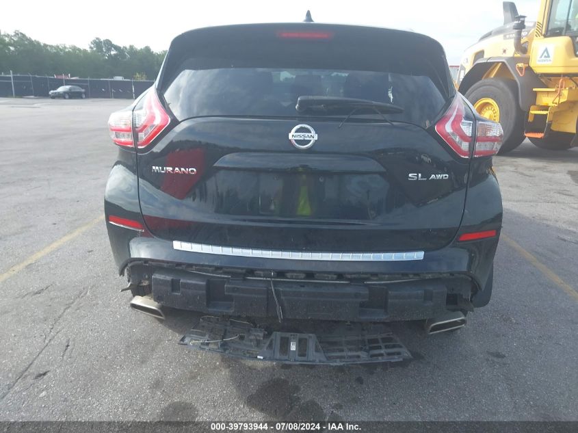 2018 Nissan Murano S/Sl/Sv/Platinum VIN: 5N1AZ2MH0JN108852 Lot: 39793944