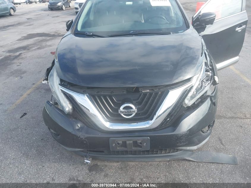 2018 Nissan Murano S/Sl/Sv/Platinum VIN: 5N1AZ2MH0JN108852 Lot: 39793944