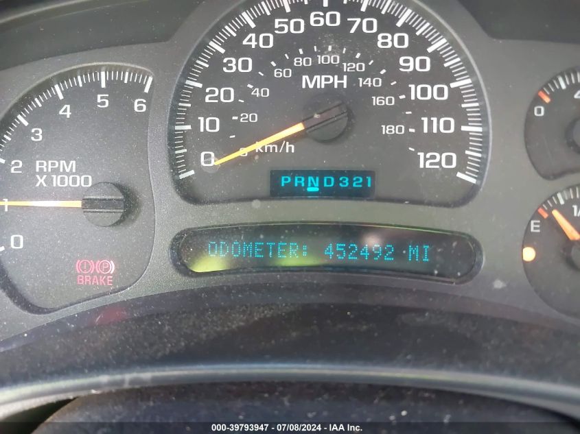 2003 Chevrolet Suburban 1500 Ls VIN: 1GNFK16Z23J126737 Lot: 39793947