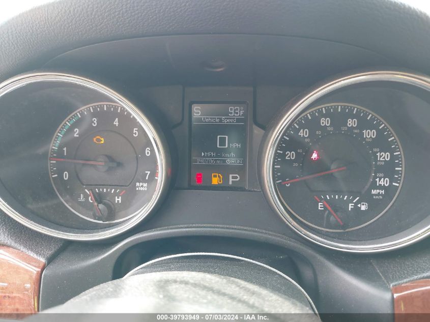 2013 Jeep Grand Cherokee Limited VIN: 1C4RJFBT3DC596577 Lot: 39793949