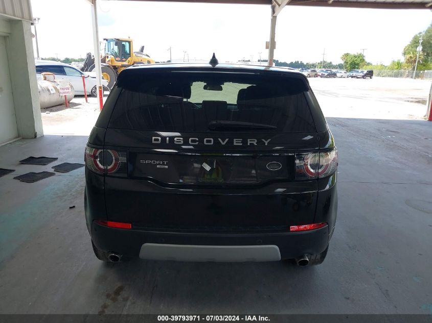 2018 Land Rover Discovery Sport Hse VIN: SALCR2RX6JH743465 Lot: 39793971