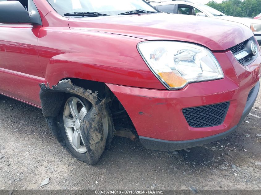 2009 Kia Sportage Lx VIN: KNDJE724X97656449 Lot: 39794013