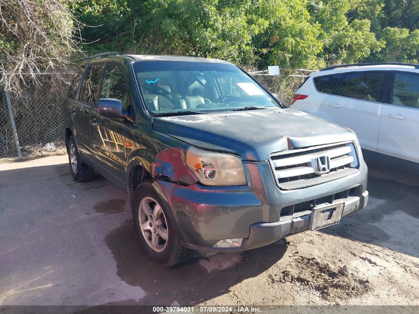 2006 Honda Pilot Ex-L VIN: 5FNYF28546B015897 Lot: 39794031