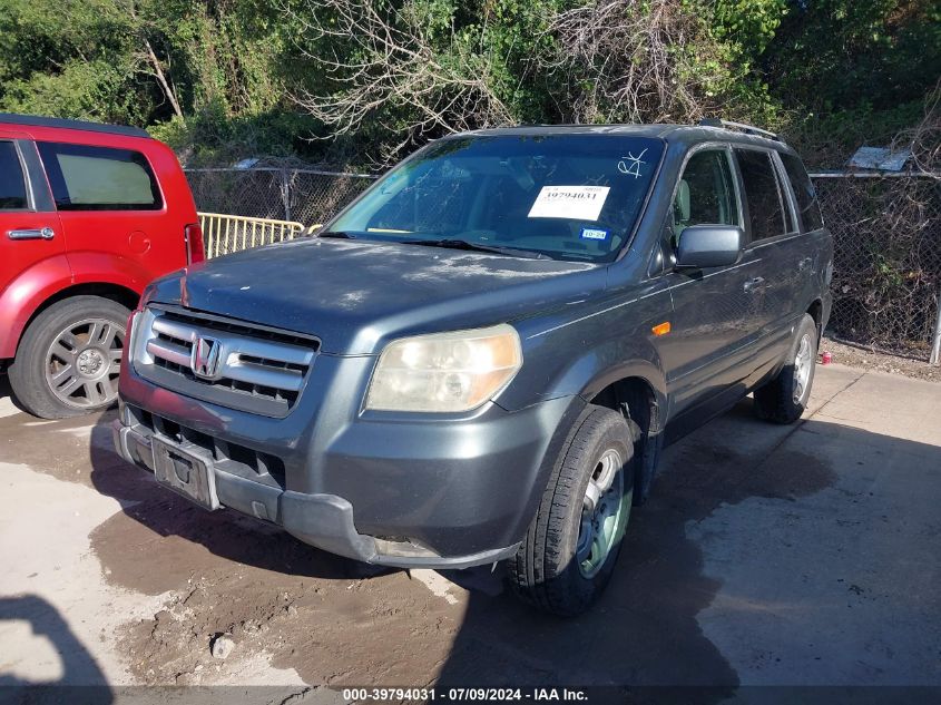 2006 Honda Pilot Ex-L VIN: 5FNYF28546B015897 Lot: 39794031