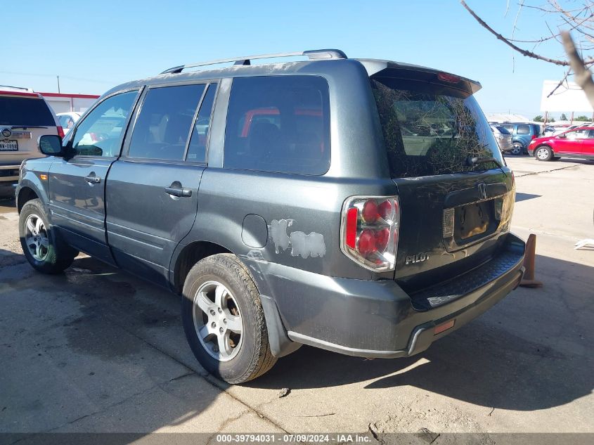 2006 Honda Pilot Ex-L VIN: 5FNYF28546B015897 Lot: 39794031