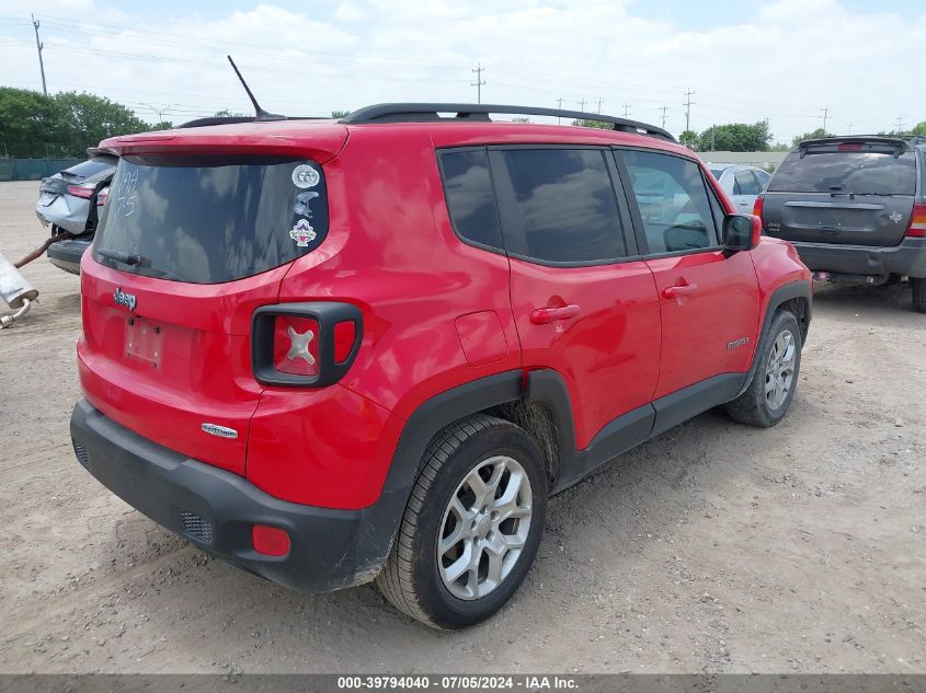 2015 Jeep Renegade Latitude VIN: ZACCJABT0FPB27731 Lot: 39794040