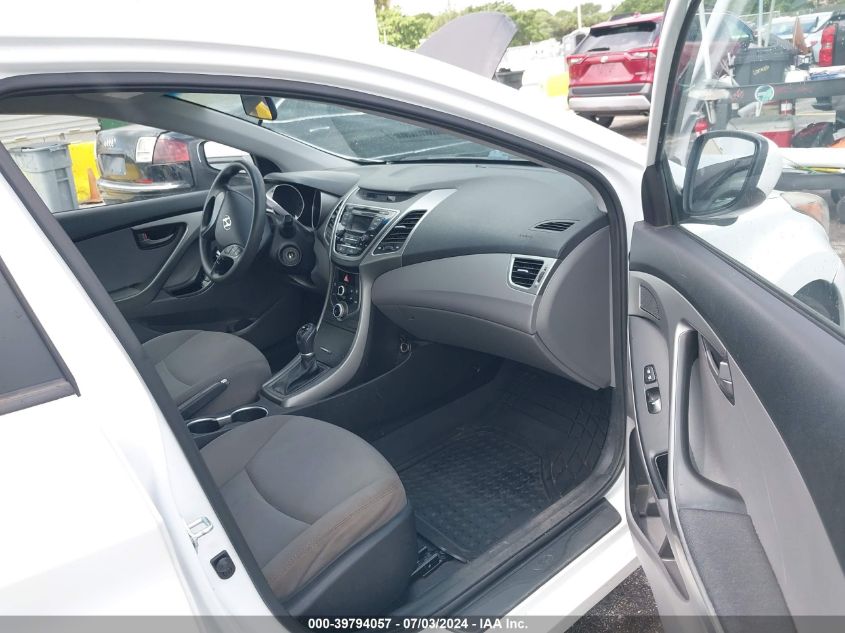 5NPDH4AE8GH776174 | 2016 HYUNDAI ELANTRA