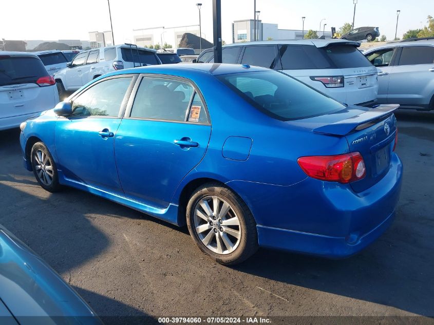 2009 Toyota Corolla S VIN: 1NXBU40E39Z105410 Lot: 39794060