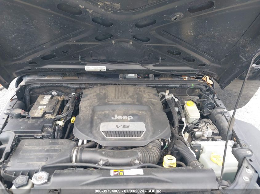 2016 Jeep Wrangler Unlimited Sport VIN: 1C4BJWDG8GL154898 Lot: 39794069