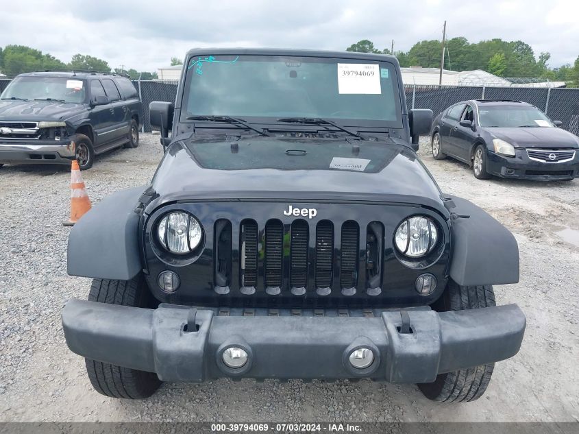 2016 Jeep Wrangler Unlimited Sport VIN: 1C4BJWDG8GL154898 Lot: 39794069