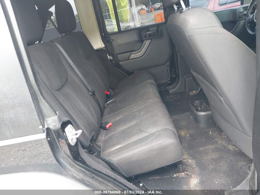 2016 Jeep Wrangler Unlimited Sport VIN: 1C4BJWDG8GL154898 Lot: 39794069